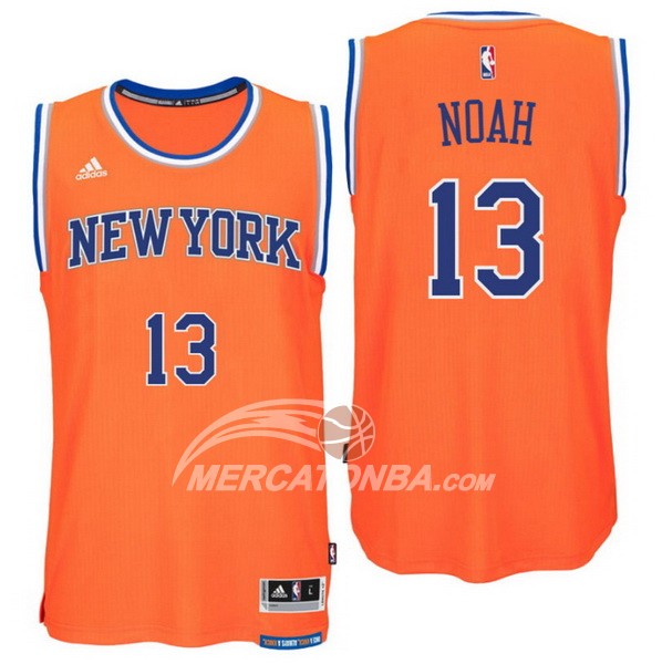 Maglia NBA Joakim Noah New York New York Knicks Naranja